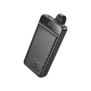 Hoco J123B Element 30000mAh 22.5W Fast Charging Power Bank – Black Colour