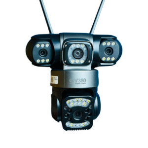 V380 PRO 3 Lens CCTV Outdoor Waterproof Night Vision PTZ Camera (4G+LAN)