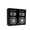 Kamasonic DJ-47 Bluetooth Speaker With Wireless Microphone