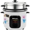 Miyako Rice Cooker 1.8 Liter price in BD steams rice perfectly and quickly Performance: Double inner pot: It helps cook and serve with ease. Steel body: The body is strong and safe to use. You get a reliable China-made rice cooker for your kitchen. Keep warm mode: It keeps rice hot after cooking. Made in China: The cooker is built with trusted quality. Power: 1000W Double Non Stick Pot Voltage: 220-240V~, 50/60HZ Product Type: Rice Cooker