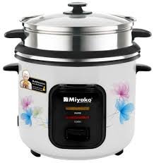 Miyako Rice Cooker 1.8 Liter price in BD steams rice perfectly and quickly Performance: Double inner pot: It helps cook and serve with ease. Steel body: The body is strong and safe to use. You get a reliable China-made rice cooker for your kitchen. Keep warm mode: It keeps rice hot after cooking. Made in China: The cooker is built with trusted quality. Power: 1000W Double Non Stick Pot Voltage: 220-240V~, 50/60HZ Product Type: Rice Cooker